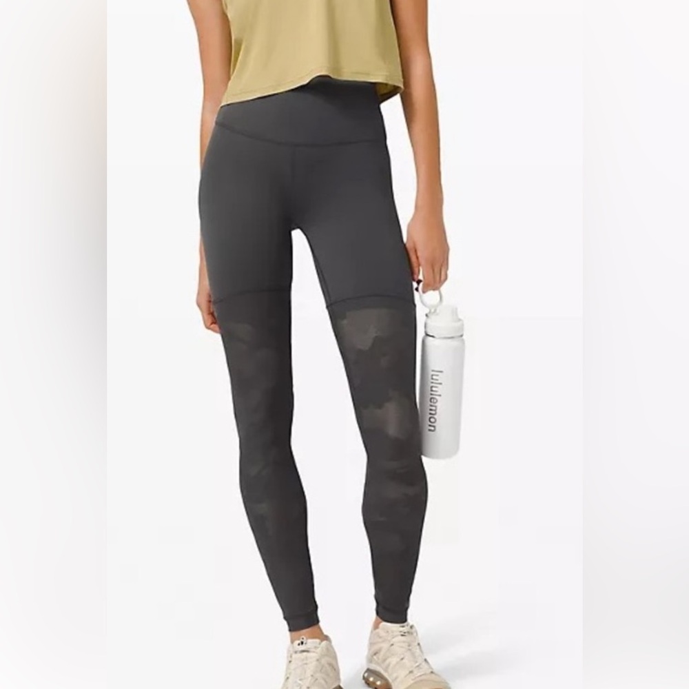 Lululemon Sheer Will HR 28"  black size 4